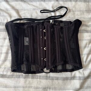 Black Mesh Corset